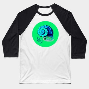 Fish Shell Art Sea life Baseball T-Shirt